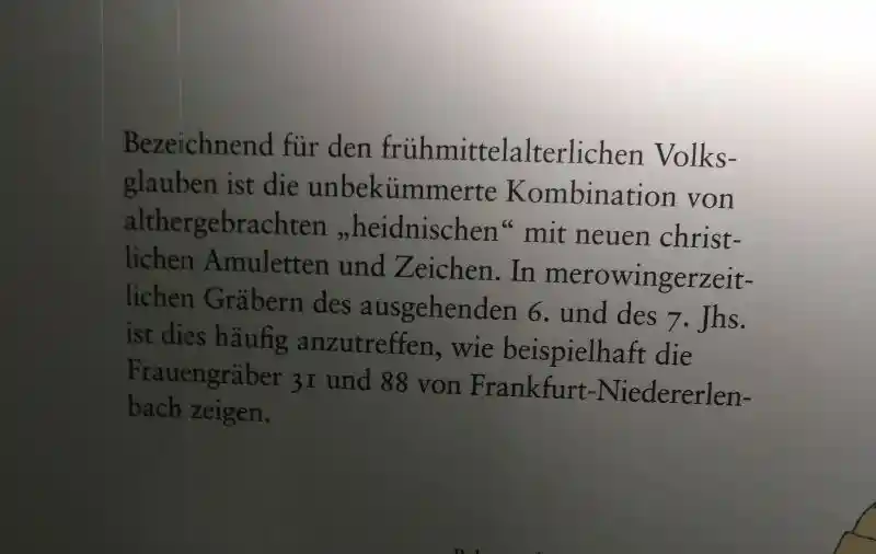 Heathen with new Christian amulets